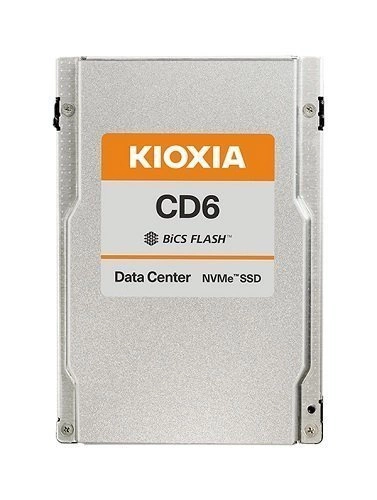 Disque dur SSD Kioxia CD6-R 15.36TB U.3 PCIe Gen4 1x4 TLC | KCD61LUL15T3