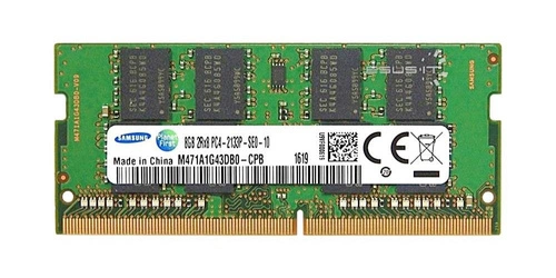 Mémoire RAM 1x 8GB Samsung SO-DIMM DDR4 2133MHz PC4-17000 | M471A1G43DB0-CPB