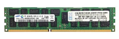 Mémoire RAM 1x 8GB Samsung ECC REGISTERED DDR3 1333MHz PC3-10600 RDIMM | M393B1K70CH0-CH9