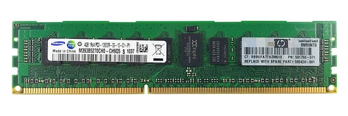 Mémoire RAM 1x 4GB Samsung ECC REGISTERED DDR3 1333MHz PC3-10600 RDIMM | M393B5270CH0-CH9 