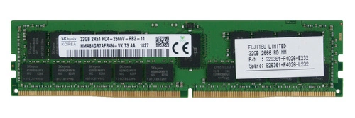 Mémoire RAM 1x 32GB Hynix ECC REGISTERED DDR4 2666MHz PC4-21300 RDIMM | HMA84GR7AFR4N-VK
