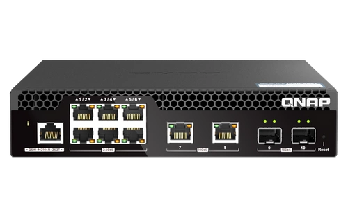 Commutateur QNAP QSW-M2106R-2S2T 6x 2.5Gb | 2x 10Gb 2x SFP+