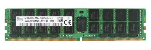 Mémoire RAM 1x 32GB Hynix LOAD REDUCED DDR4 2133MHz PC4-17000 LRDIMM | HMA84GL7AMR4N-TF
