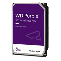 Disque dur Western Digital  PURPLE 3.5'' HDD 6TB 5400RPM SATA 6Gb/s 256MB | WD64PURZ