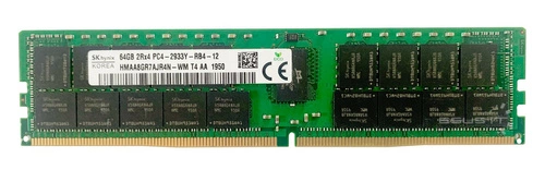 Mémoire RAM 1x 64GB Hynix ECC REGISTERED DDR4 2Rx4 2933MHz PC4-23400 RDIMM | HMAA8GR7AJR4N-WM