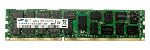 Mémoire RAM 1x 8GB Samsung ECC REGISTERED DDR3 1333MHz PC3-10600 RDIMM | M393B1K70CH0-CH9