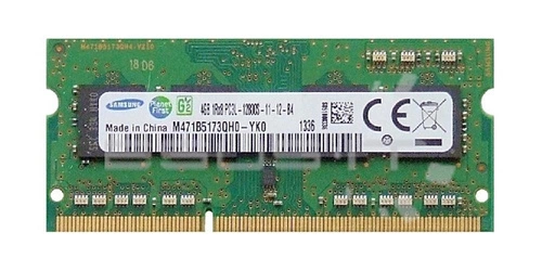 Mémoire RAM 1x 4GB Samsung SO-DIMM DDR3 1600MHz PC3-12800 | M471B5173QH0-YK0